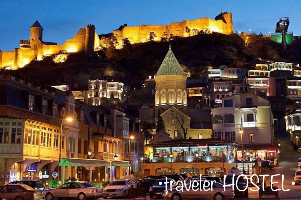 Traveler Hostel Tbiliszi Kültér fotó